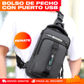 Bolso Cruzado con Puerto USB – Carga tu Celular y Anda Seguro en la Calle✔