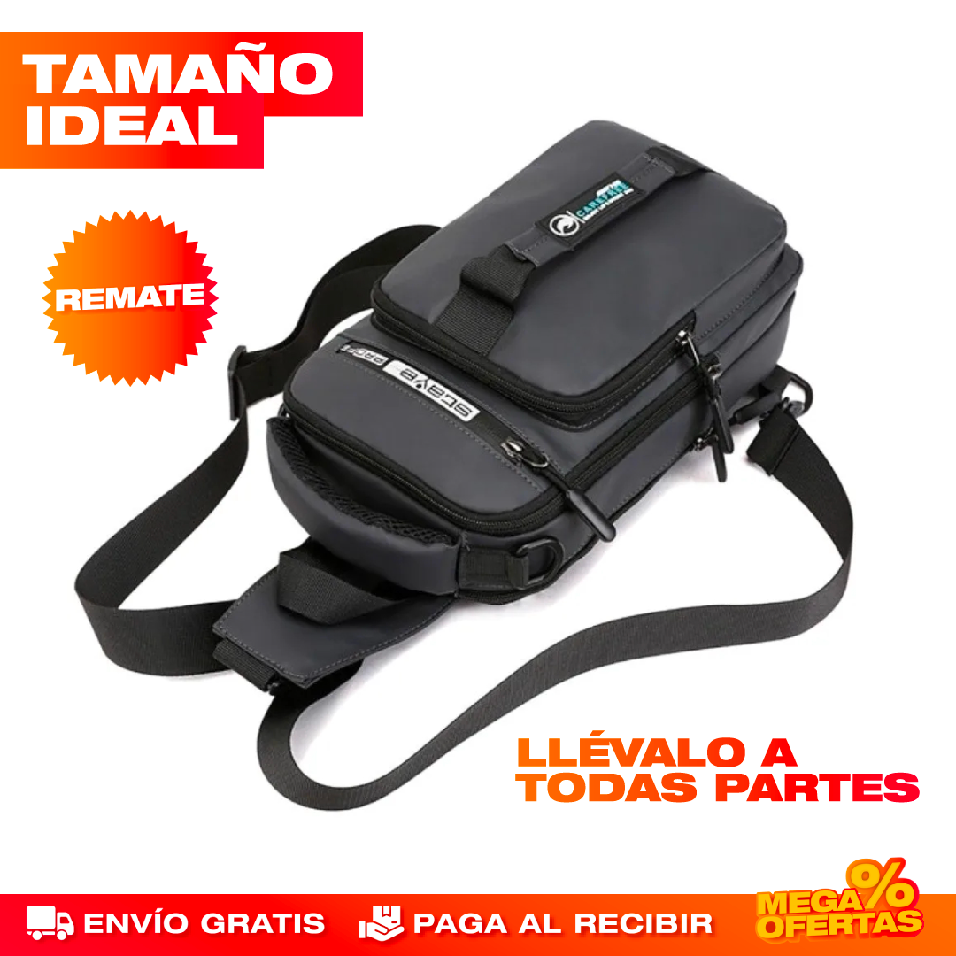 Bolso Cruzado con Puerto USB – Carga tu Celular y Anda Seguro en la Calle✔