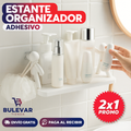 Kit 2X1 ESTANTE DE BAÑO ORGANIZADOR ADHESIVO